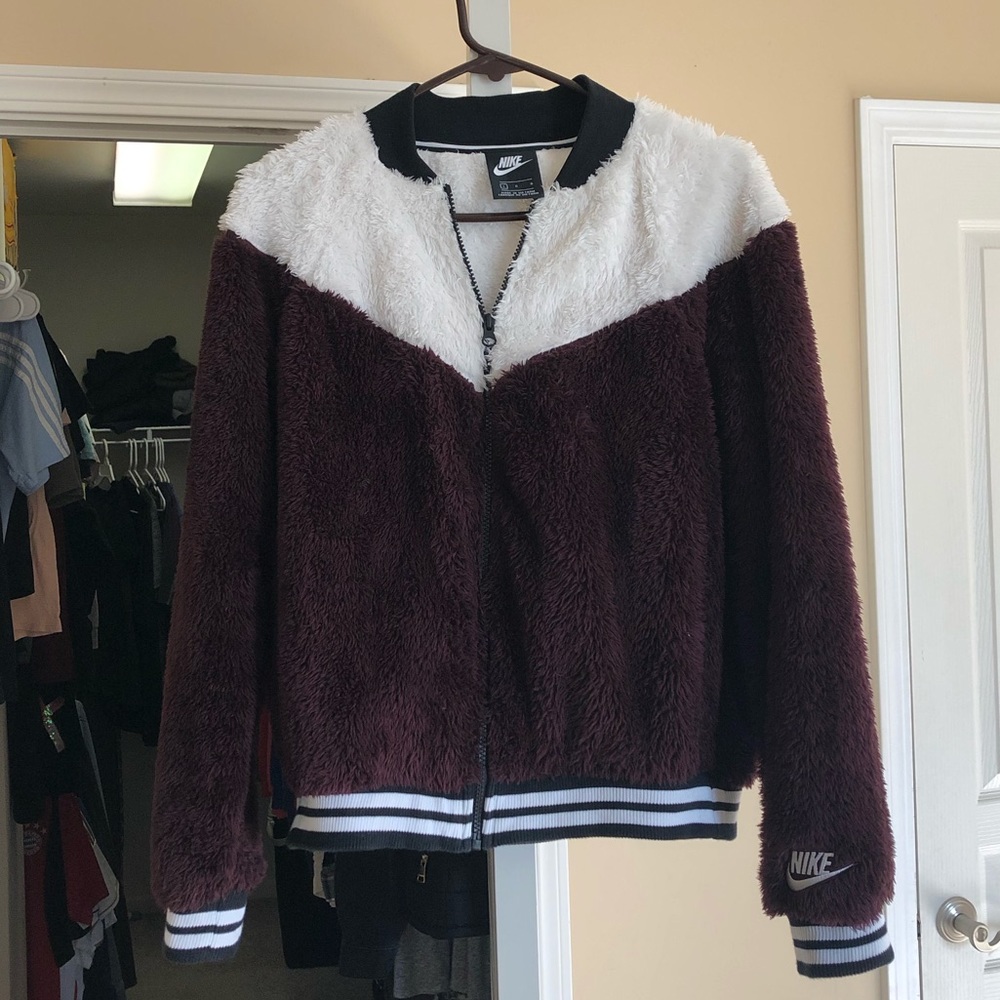 Fuzzy Nike Jacket